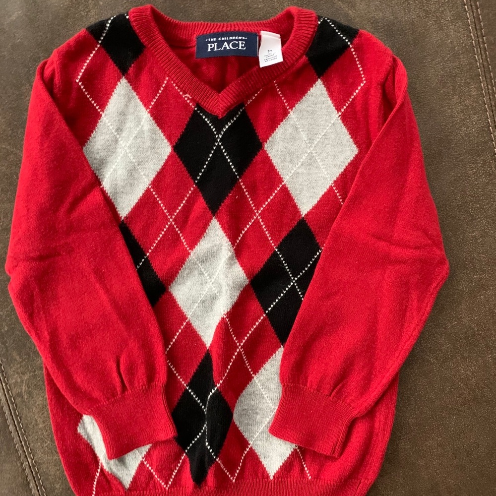 The Children’s Place Boys Argyle Sweater